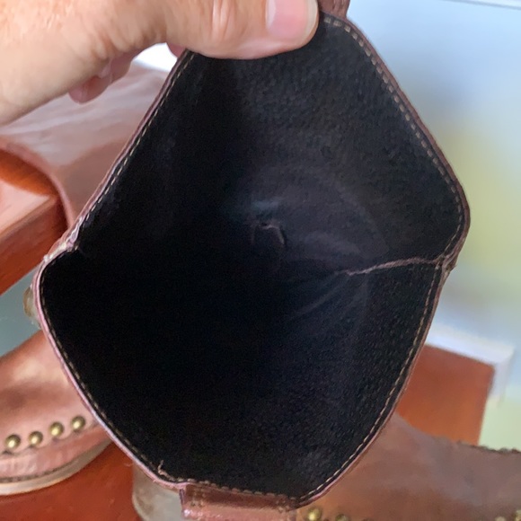 Beautiful leather boots with brass studs - Picture 4 of 9